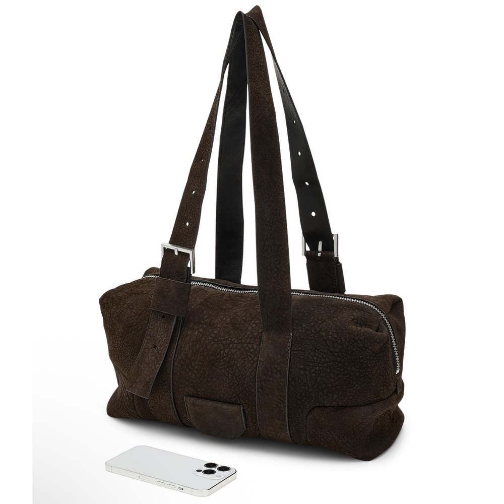 NWT AllSaints Ares Grain Shoulder Bag - Picture 5 of 5